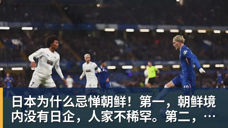 日本为什么忌惮朝鲜！第一，朝鲜境内没有日企，人家不稀罕。第二，朝鲜人也不用日本的东西，你在朝鲜也几乎看不见日货